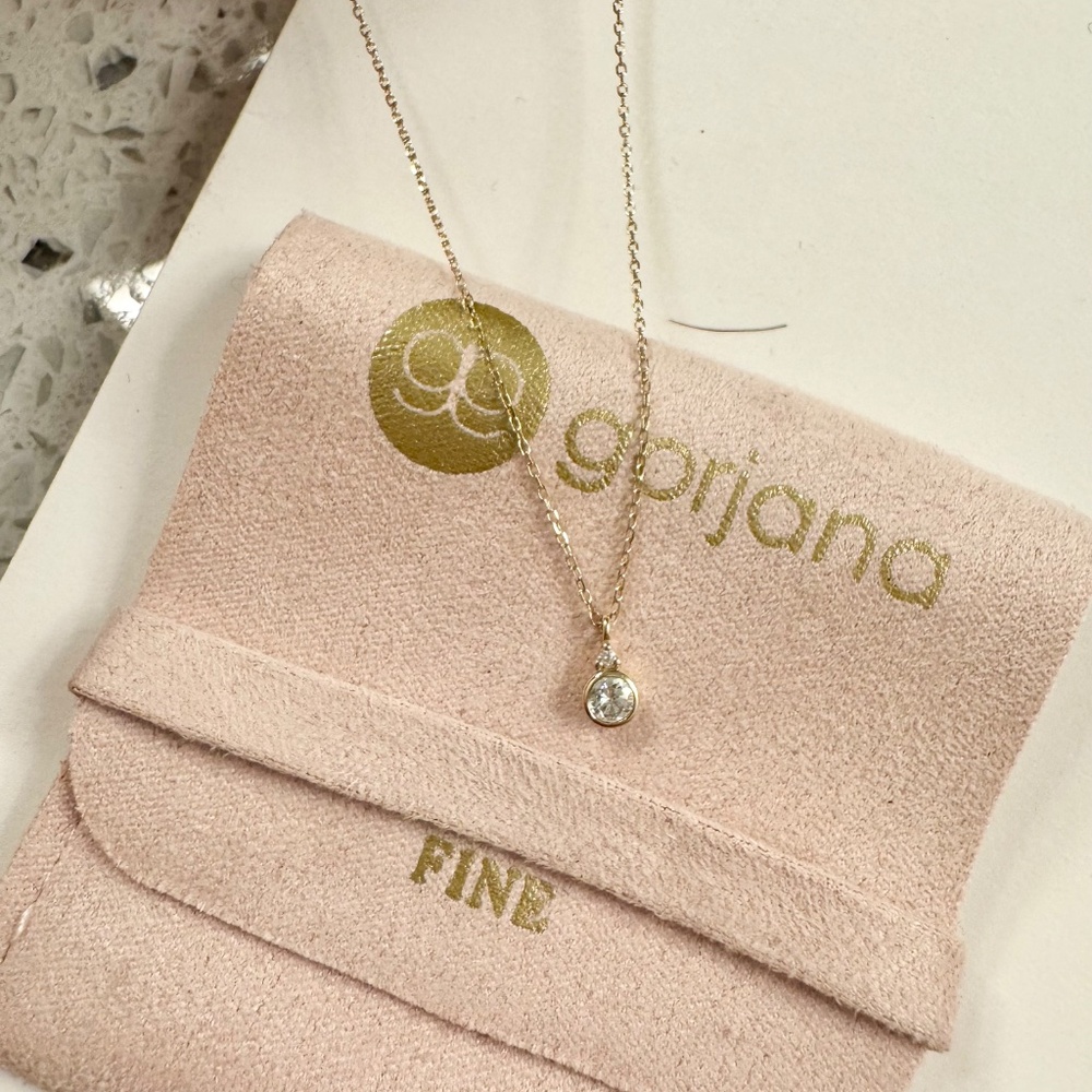 Gorjana Diamond Necklace Fine Jewelry - Picture 5 of 9